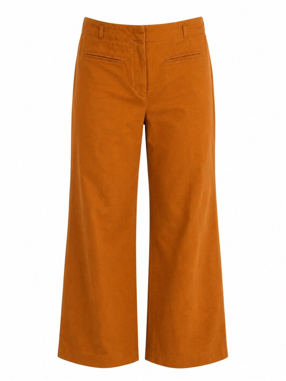 Maeve Anthropologie 70s Flare Pants Cotton Stretch Wide Leg Trouser Size 12